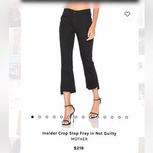 Mother Insider Crop Step Fray